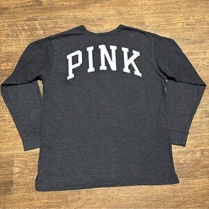 VS PINK LARGE HENLEY